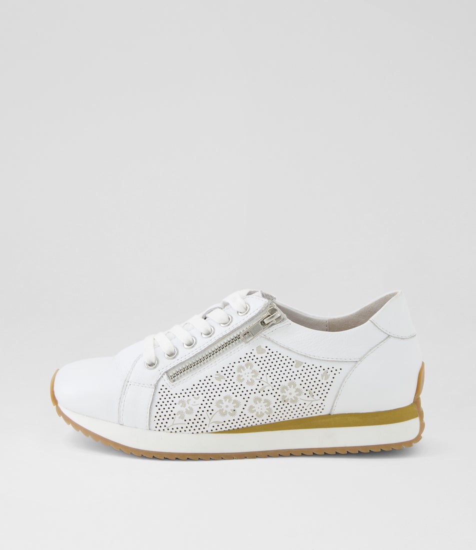 Voxie White Leather Sneakers Voxie White Leather Sneakers