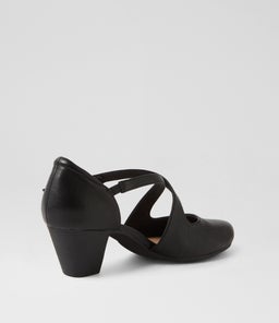 FLYNNIE SU BLACK LEATHER