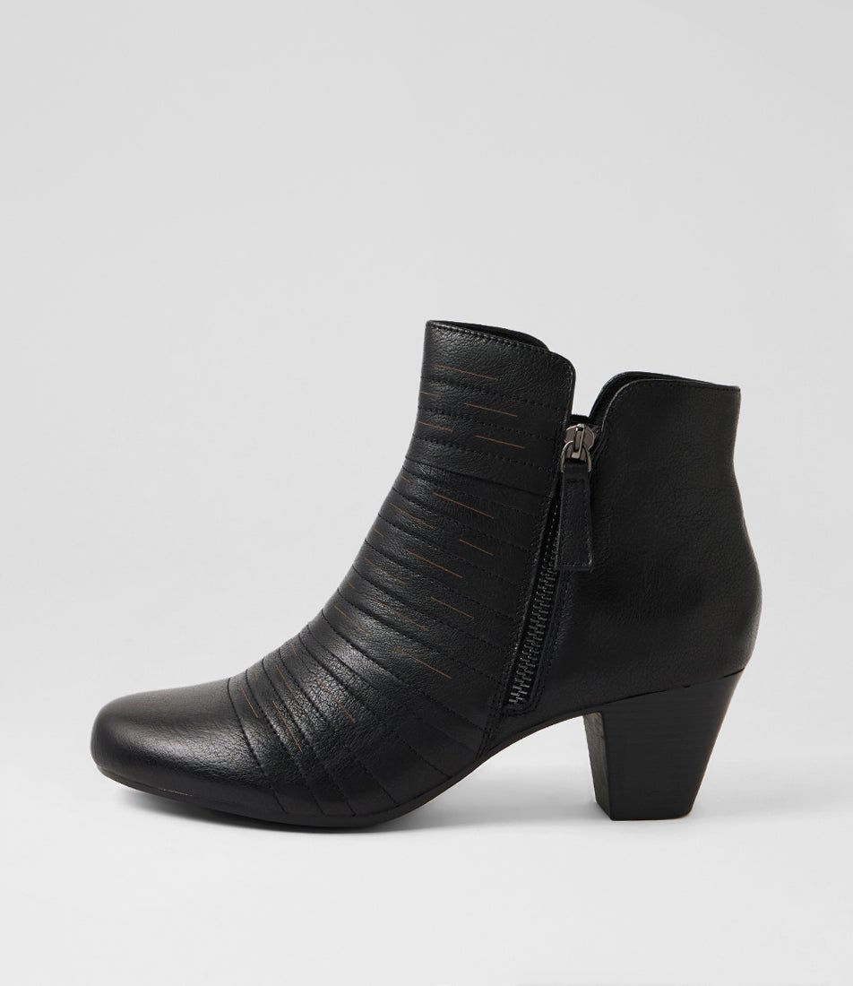 Fabians Black Leather Ankle Boots Fabians Black Leather Ankle Boots