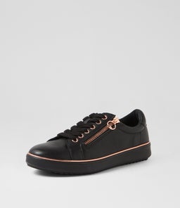 LINCON D SU BLACK ROSE GOLD LEATHER