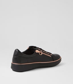 LINCON D SU BLACK ROSE GOLD LEATHER