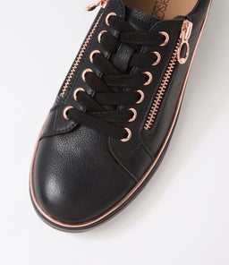 LINCON D SU BLACK ROSE GOLD LEATHER