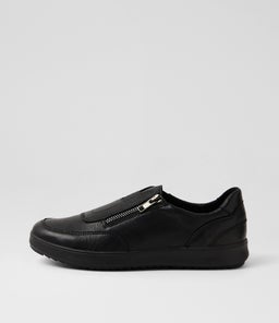 ZILLI SU BLACK LEATHER