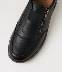 ZILLI SU BLACK LEATHER