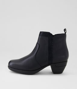 RAELYNN D SU BLACK LEATHER