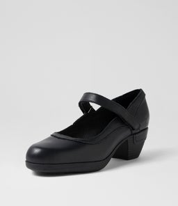 RUTHI D SU BLACK LEATHER