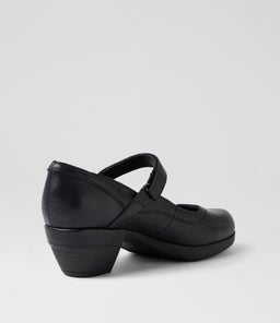 RUTHI D SU BLACK LEATHER