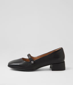 TEACHER SU BLACK LEATHER