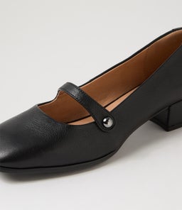 TEACHER SU BLACK LEATHER