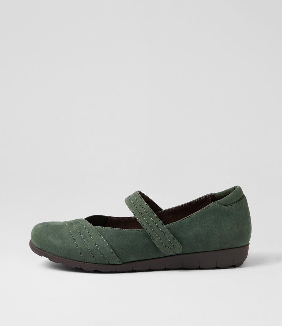 Becketts D Forest Nubuck Elastic Flat Shoes Becketts D Forest Nubuck Elastic Flat Shoes