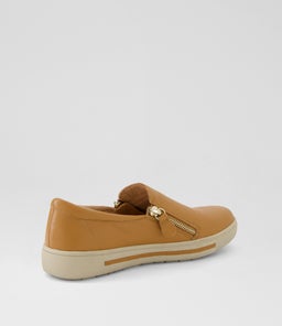 BELLISA SU DK TAN ALMOND SOLE LEATHER