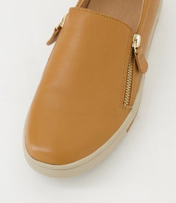 BELLISA SU DK TAN ALMOND SOLE LEATHER