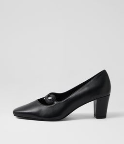 MAYIAN SU BLACK LEATHER