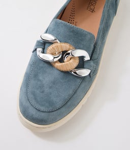 TESSHIAS SU DUSTY DENIM SUEDE