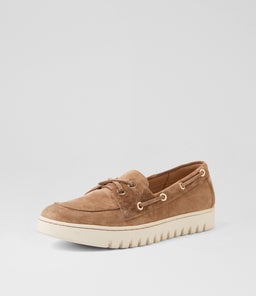 TASSINS SU LT CHOC OFF WHITE SOLE SUEDE