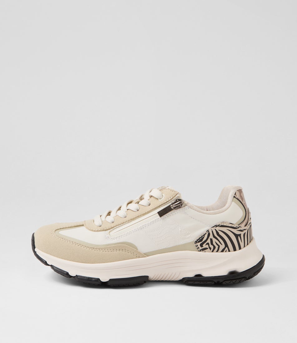 Wendis Off White Multi Sneakers Wendis Off White Multi Sneakers