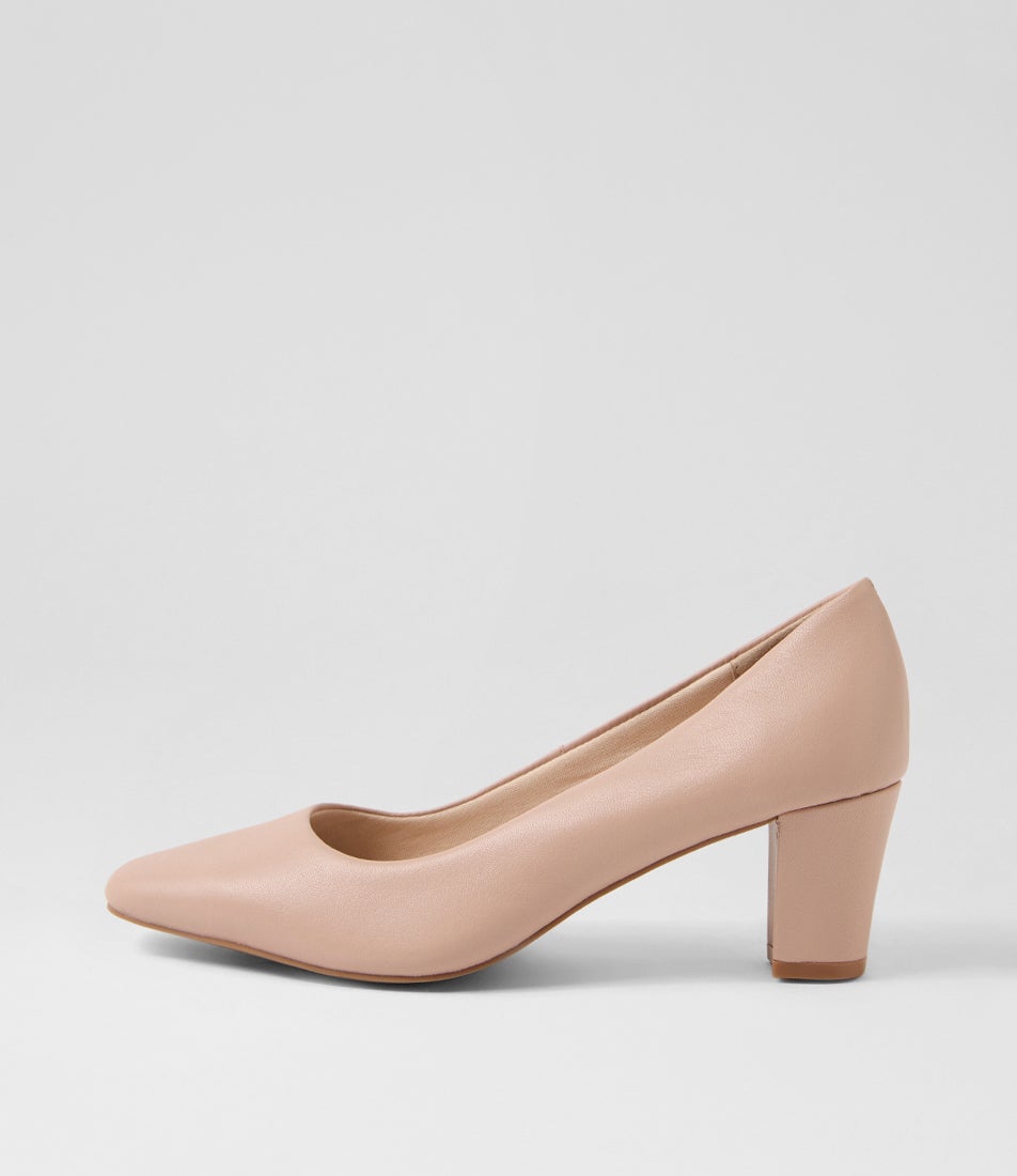 Milliest Nude Leather Heels Milliest Nude Leather Heels