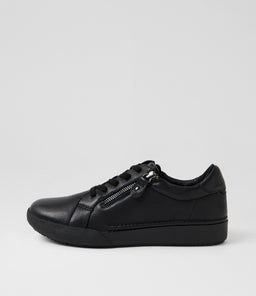 Yannas Black Leather Sneakers Yannas Black Leather Sneakers