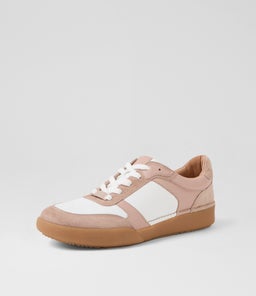 YASMINAS SU LT MUSK WHITE SUEDE LEATHER