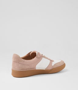 YASMINAS SU LT MUSK WHITE SUEDE LEATHER