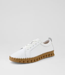 BAZIE SU WHITE GUM SOLE LEATHER