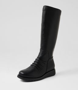 GEVS SU BLACK LEATHER