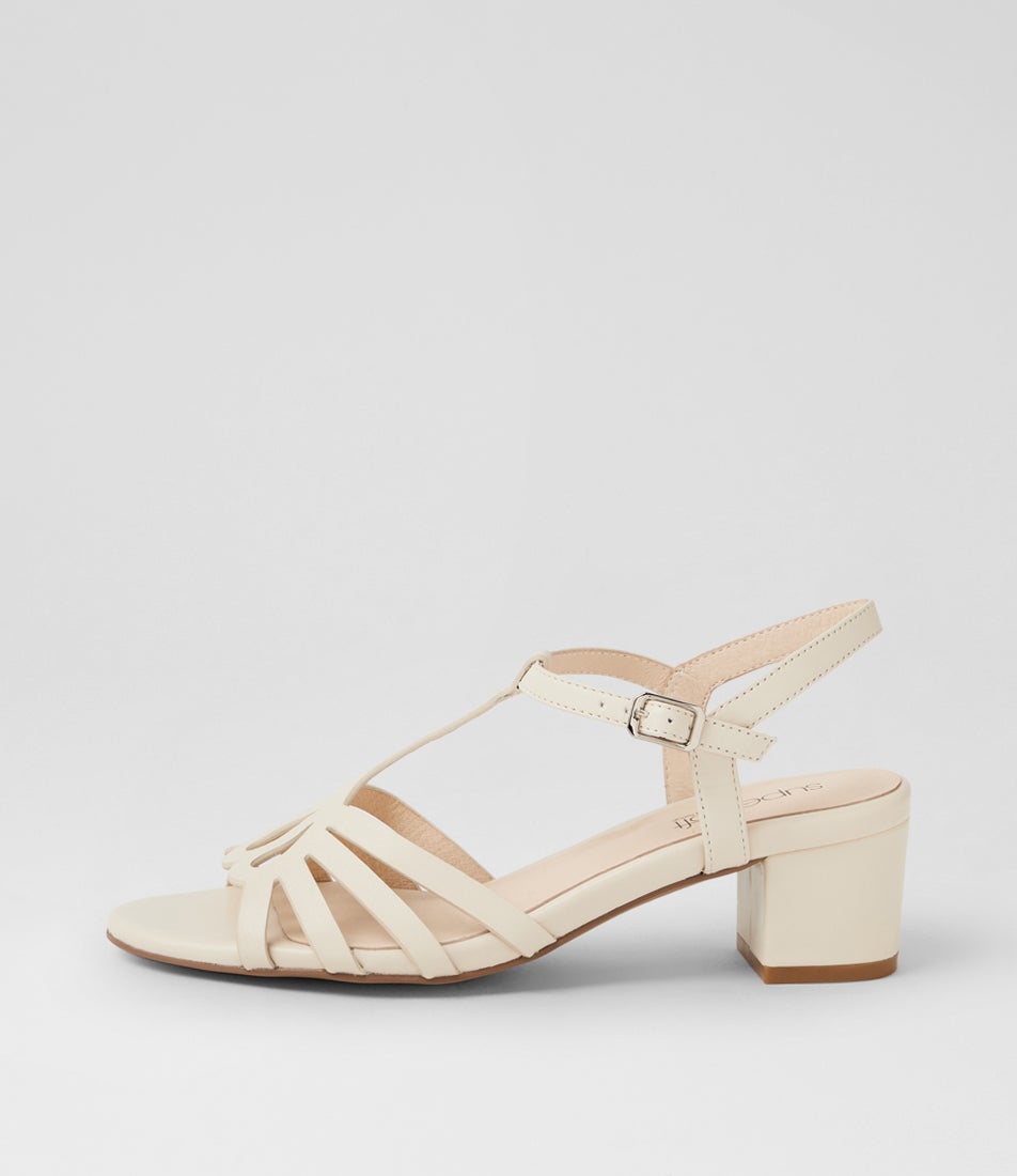 Cortiez Off White Leather Sandals Cortiez Off White Leather Sandals