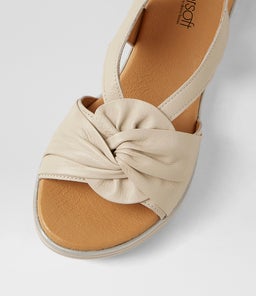 ALEXIN SU IVORY IVORY SOLE LEATHER