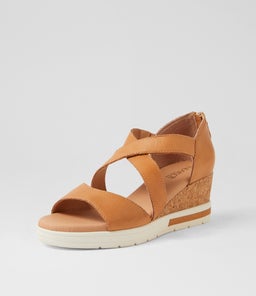 AMY SU DK TAN LEATHER