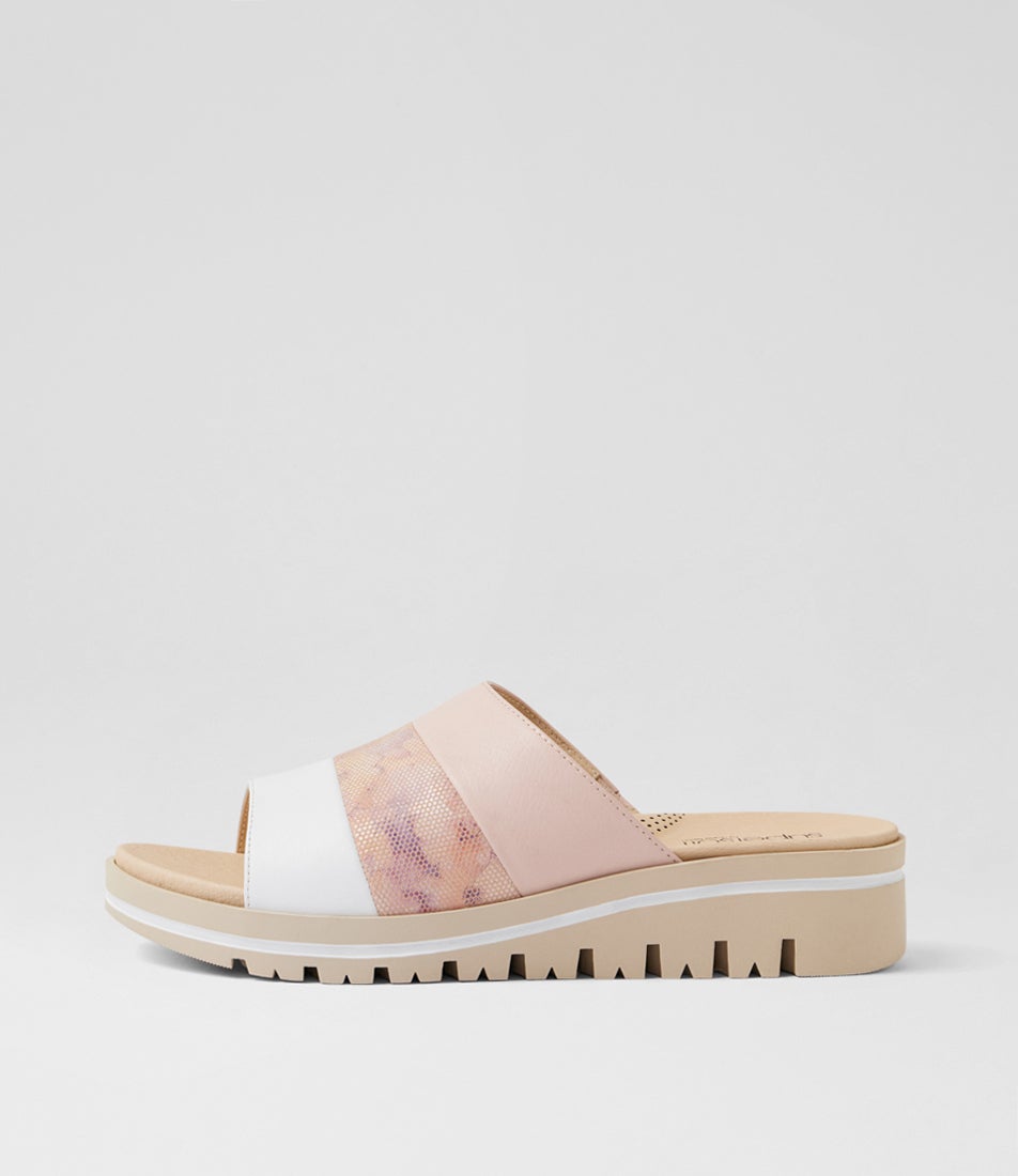 Aspan White Multi Sandals Aspan White Multi Sandals