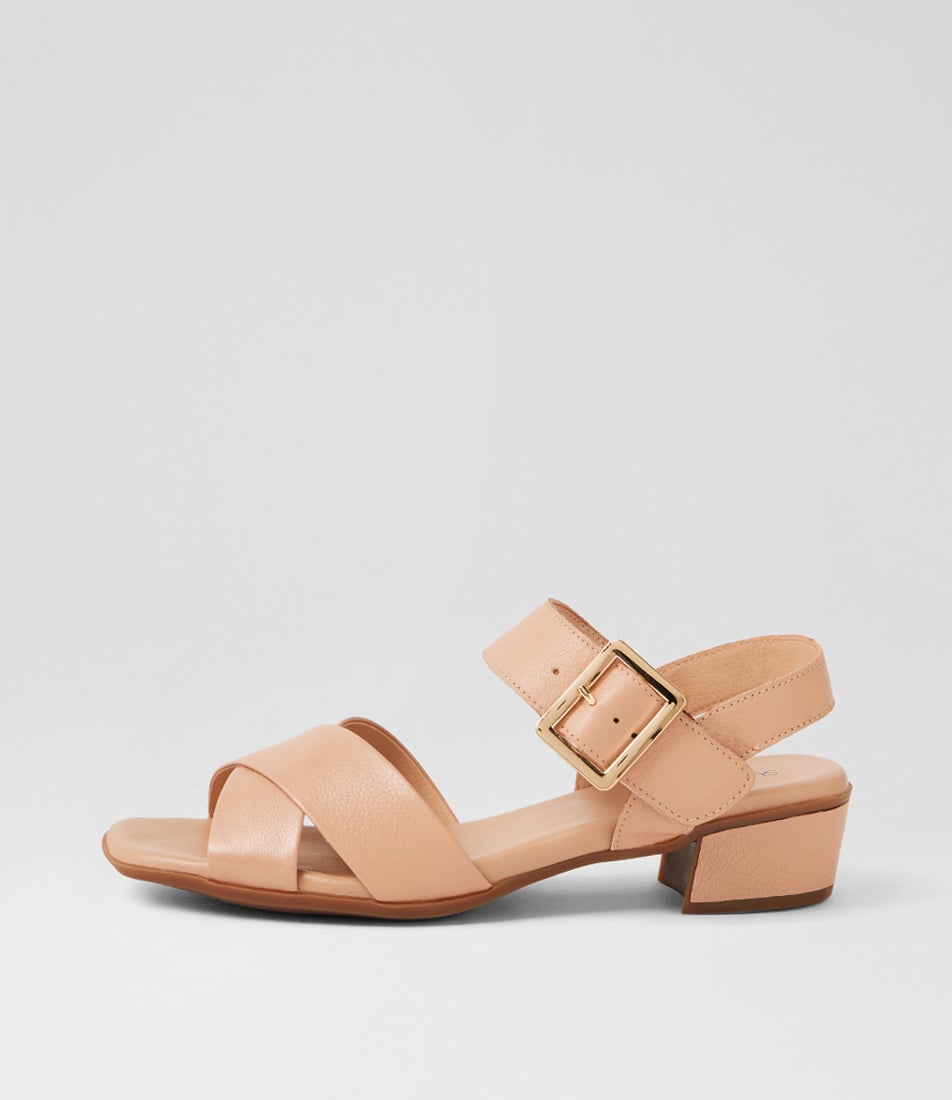Davisons Dark Nude Leather Sandals Davisons Dark Nude Leather Sandals