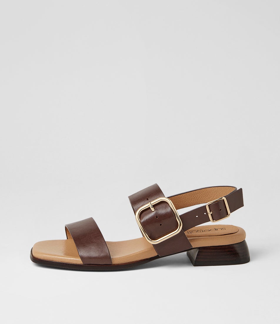 Demai Brown Leather Sandals Demai Brown Leather Sandals