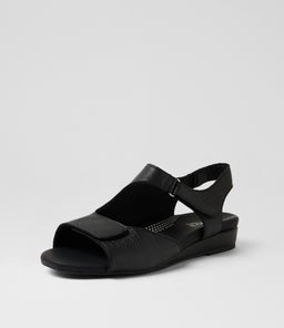 JARRINE SU BLACK LEATHER