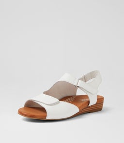 JARRINE SU WHITE LEATHER