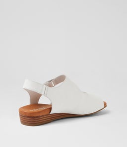 JARRINE SU WHITE LEATHER