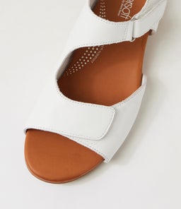 JARRINE SU WHITE LEATHER