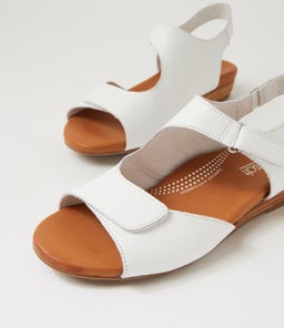 JARRINE SU WHITE LEATHER