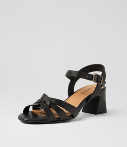 JAYDIE SU BLACK BLACK VENEER LEATHER