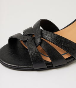 JAYDIE SU BLACK BLACK VENEER LEATHER