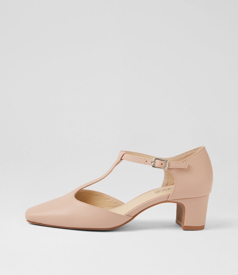 Kians Nude Covered Leather Heels