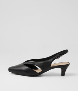 Liliosa Black Leather Heels Liliosa Black Leather Heels