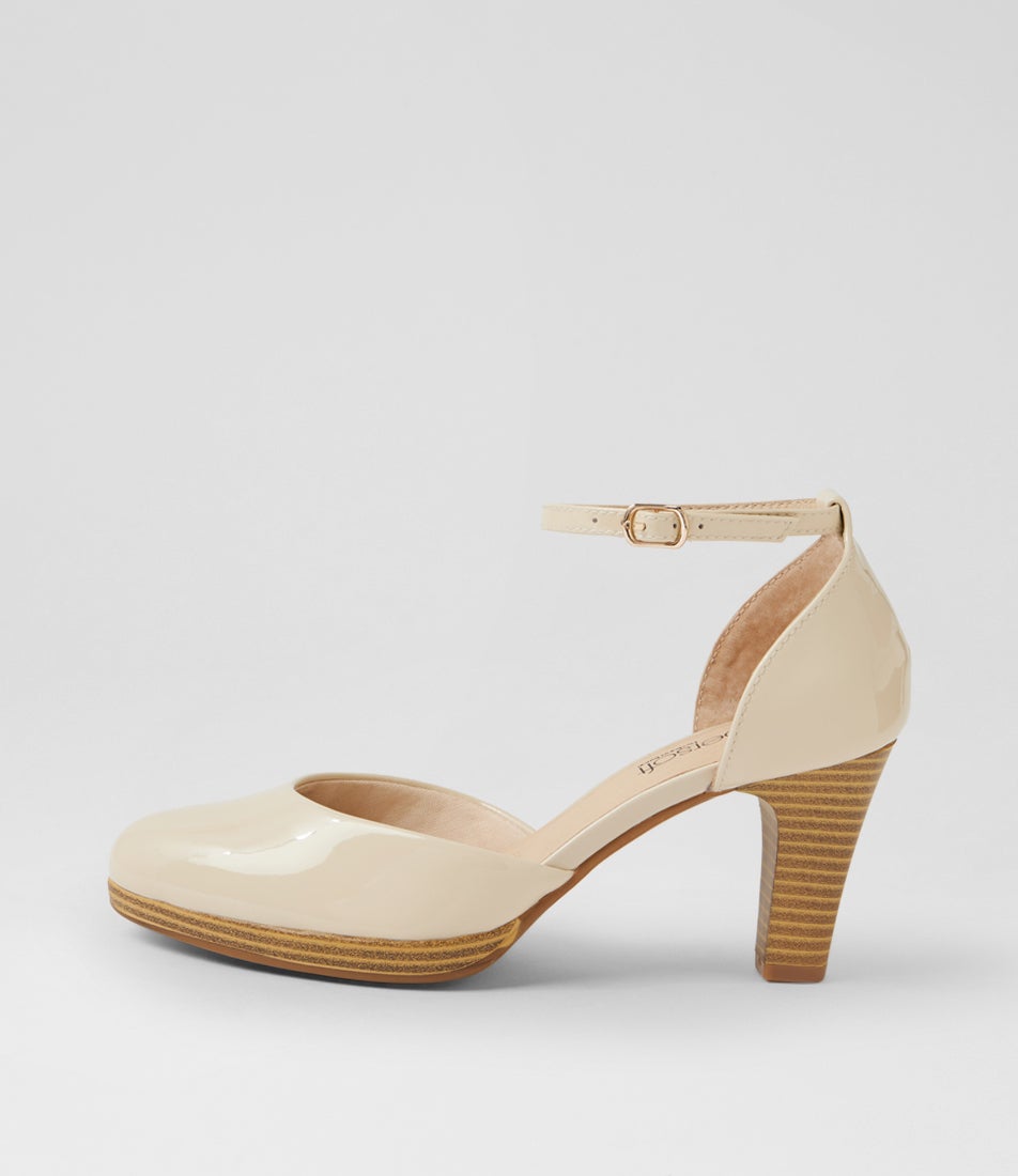 Seliah Almond Patent Leather Heels Seliah Almond Patent Leather Heels