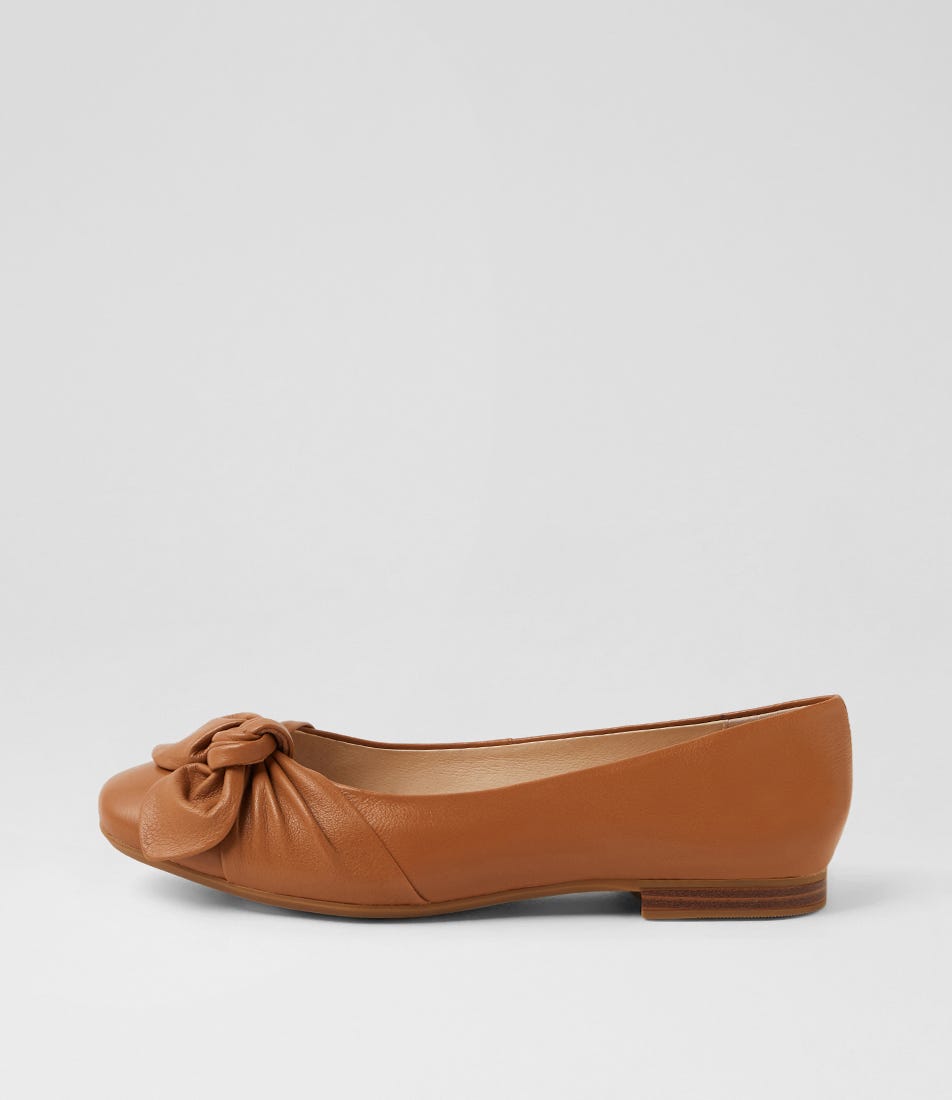 Ulrich D Dark Tan Leather Flat Shoes