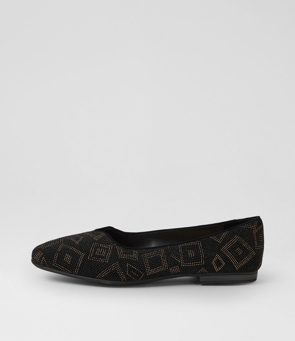 Urso D Black Dot Leather Ballet Flats Urso D Black Dot Leather Ballet Flats