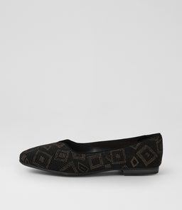URSO D SU BLACK BLACK DOT LEATHER
