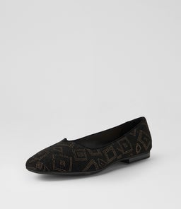 URSO D SU BLACK BLACK DOT LEATHER