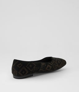 URSO D SU BLACK BLACK DOT LEATHER
