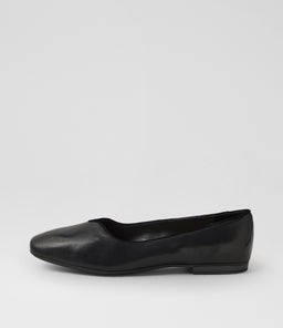 Urso D Black Leather Ballet Flats Urso D Black Leather Ballet Flats