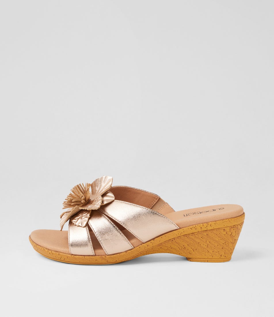 VINCENIE SU PALE ROSE GOLD LEATHER