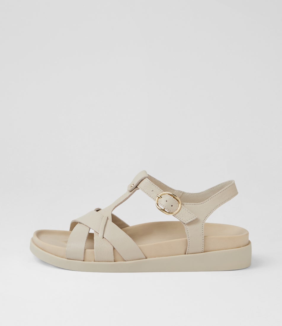 Billyi Almond Leather Sandals Billyi Almond Leather Sandals